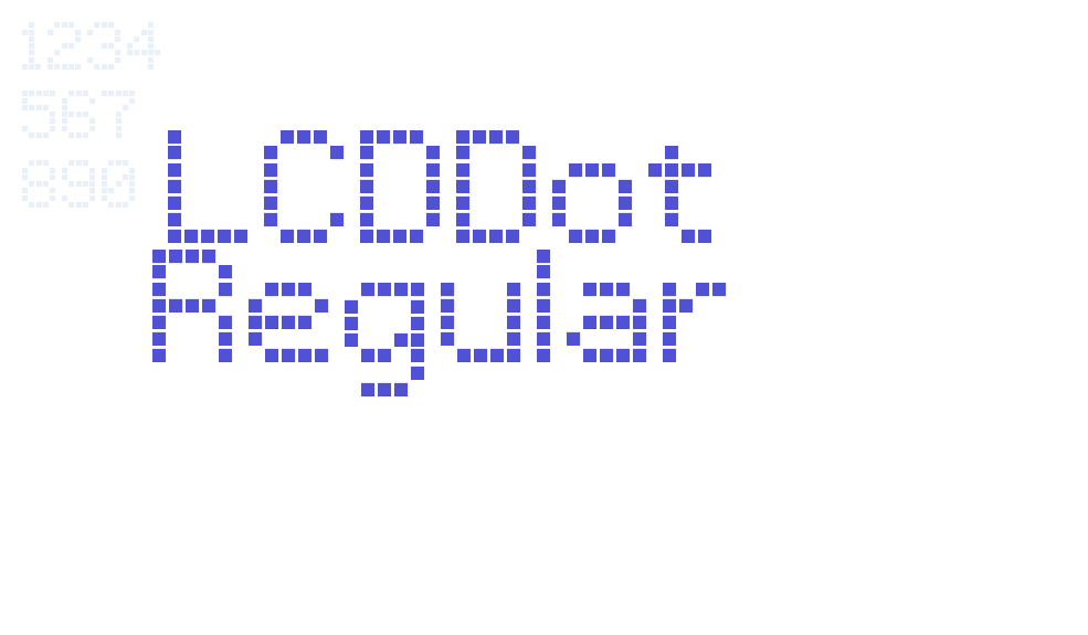 LCDDot Regular-font-download