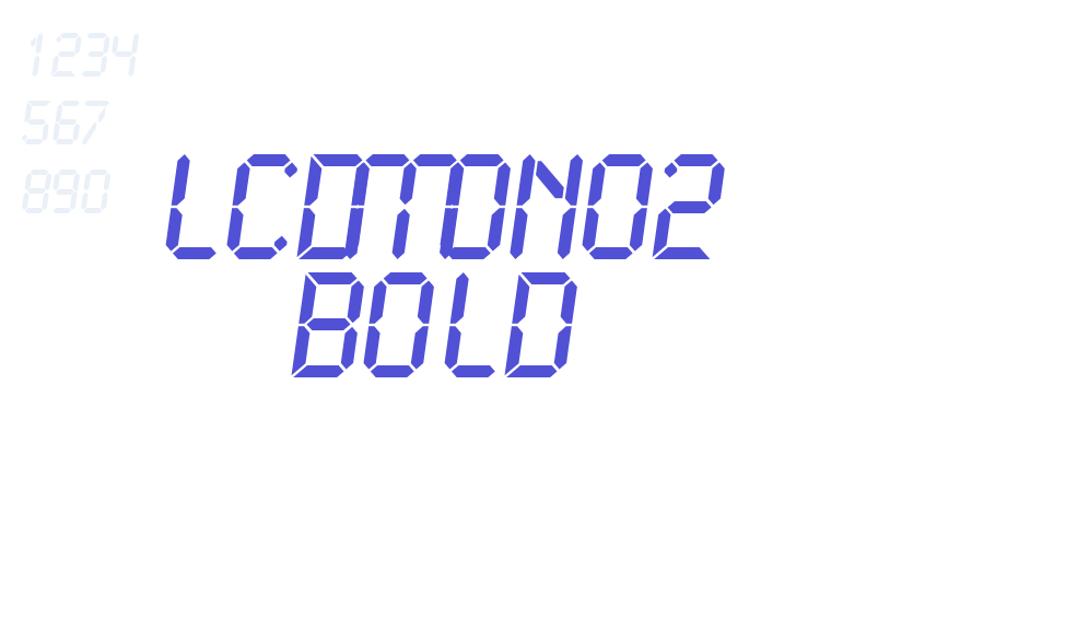 LCDMono2 Bold-font-download