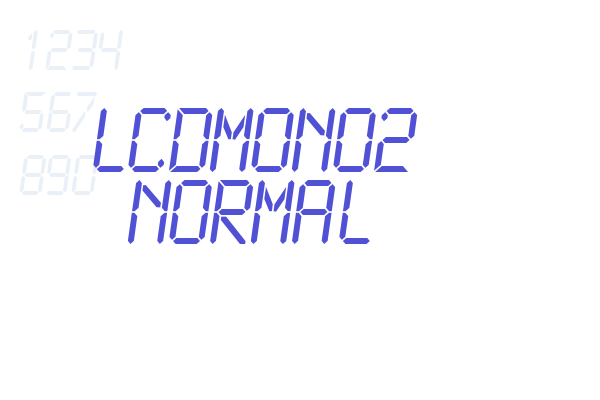 LCDMono2 Normal