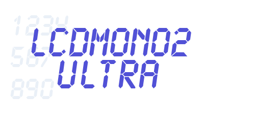 LCDMono2 Ultra-font-download