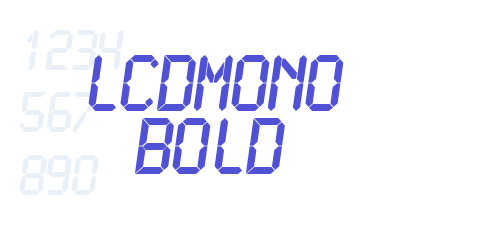 LCDMono Bold-font-download
