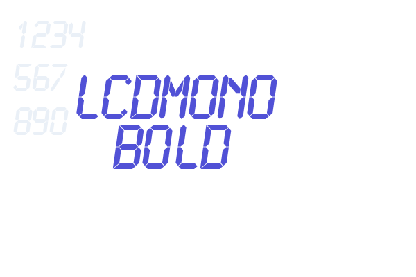 LCDMono Bold