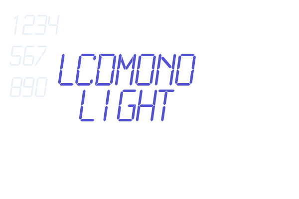 LCDMono Light