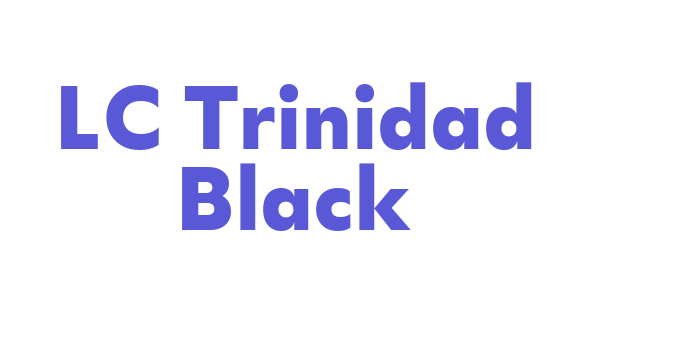 LC Trinidad Black Font Download