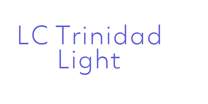 LC Trinidad Light Font Download