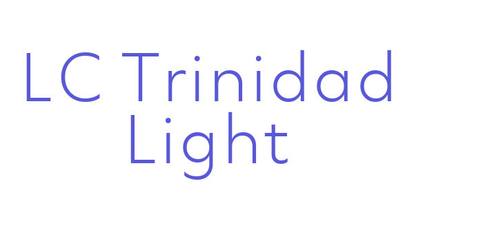 LC Trinidad Light Font