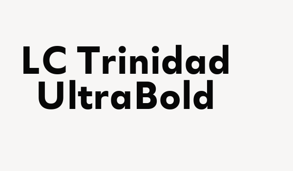 LC Trinidad UltraBold Font