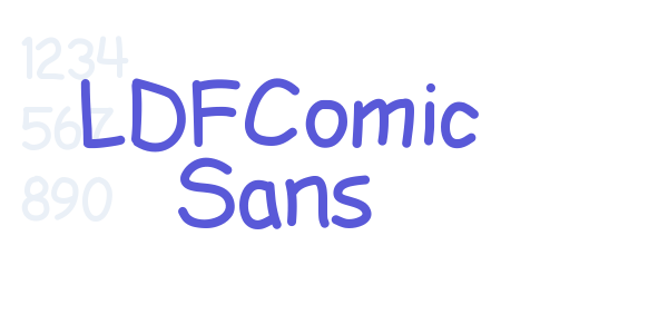 LDFComic Sans font