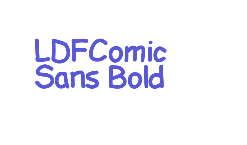 LDFComic Sans Bold Font