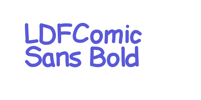 LDFComic Sans Bold Font Download