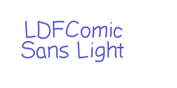 LDFComic Sans Light Font Download