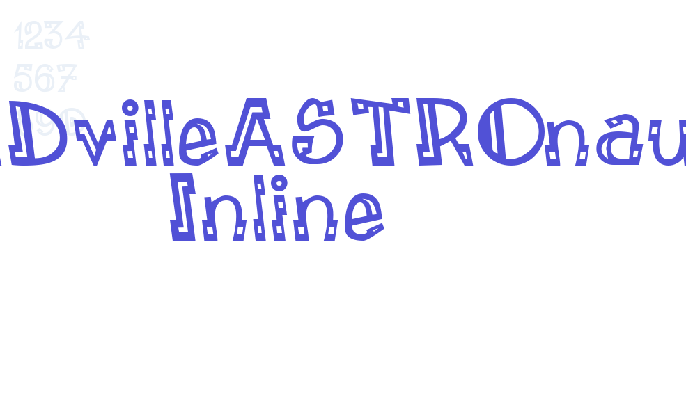 LEADvilleASTROnaut Inline-font-download