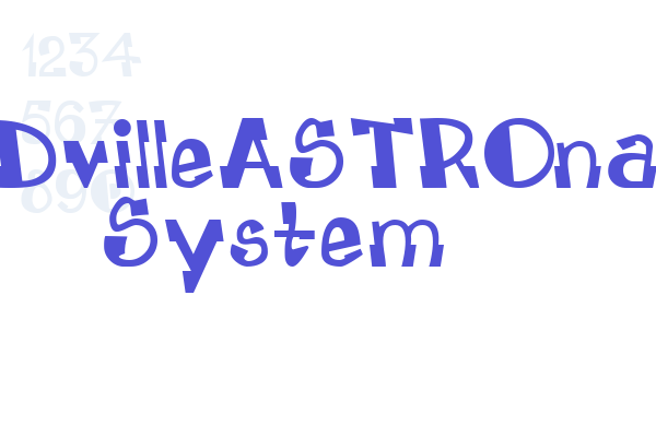 LEADvilleASTROnaut System Font Download