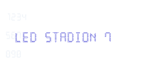LED Stadion 7-font-download