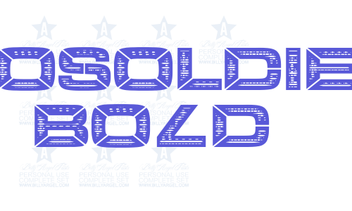 LEGOSOLDIERS Bold Font Download