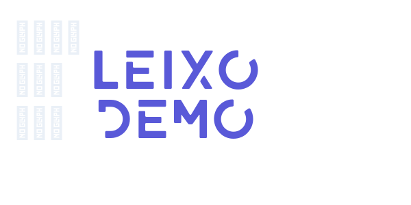 LEIXO DEMO font free