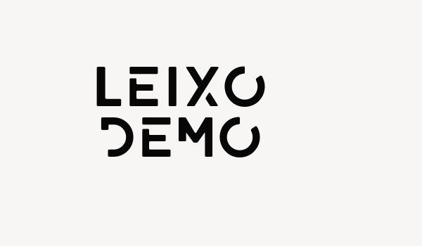 LEIXO DEMO Font