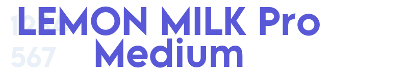 LEMON MILK Pro Medium-related font