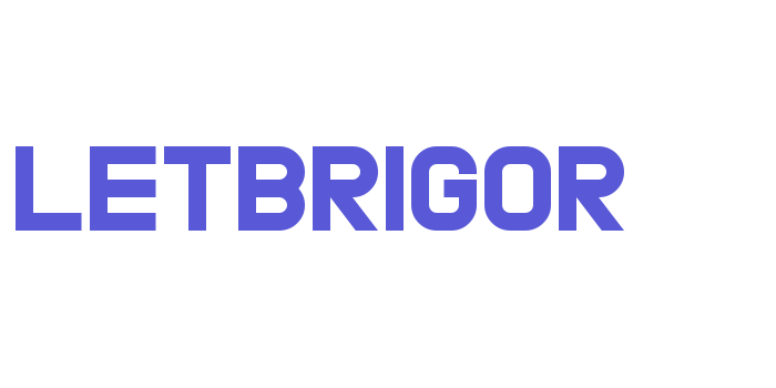 LETBRIGOR Font Download