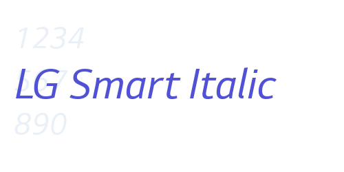 LG Smart Italic
