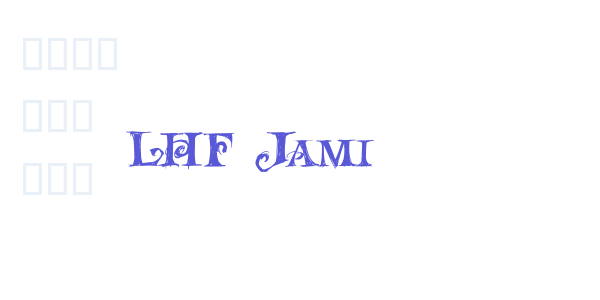 LHF Jami font free