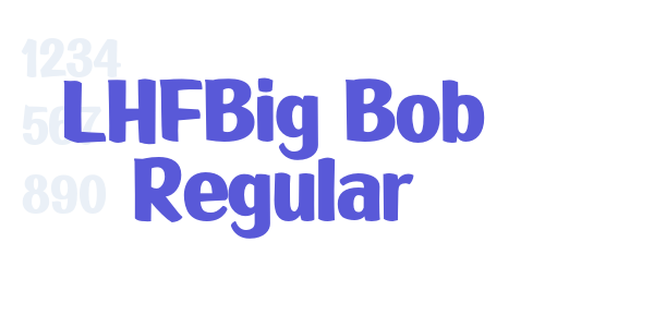 LHFBig Bob Regular font free