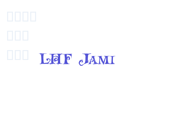 LHF Jami Font Download