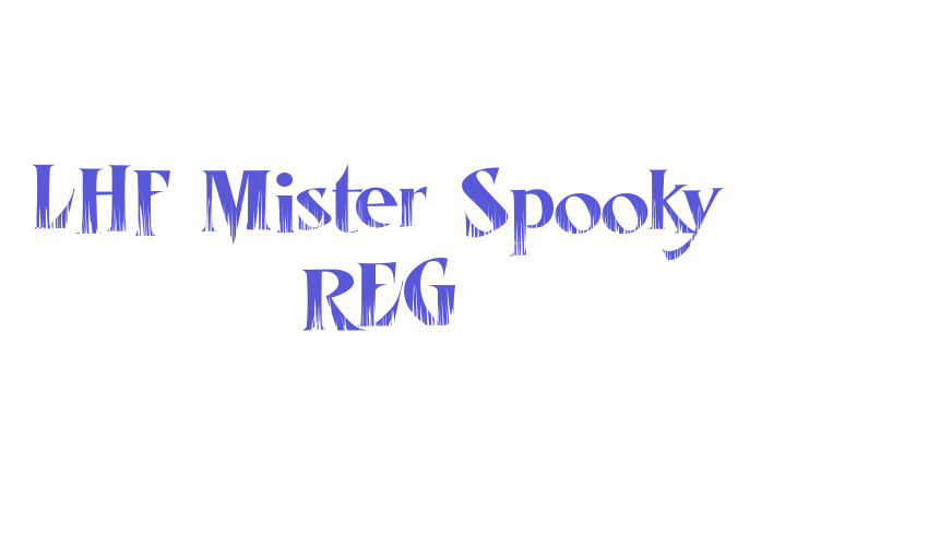 LHF Mister Spooky REG Font Download