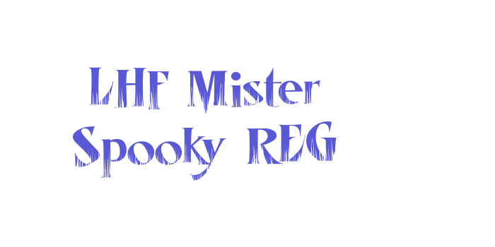 LHF Mister Spooky REG Font Download