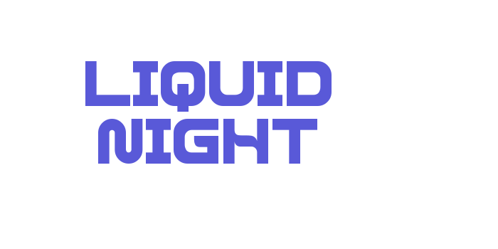 LIQUID NIGHT Font Download