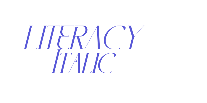 LITERACY Italic Font Download