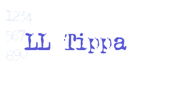 LL Tippa font free