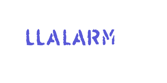 LLAlarm Font Download