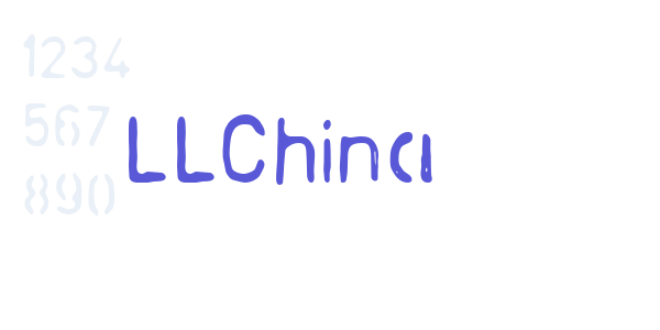 LLChina font free