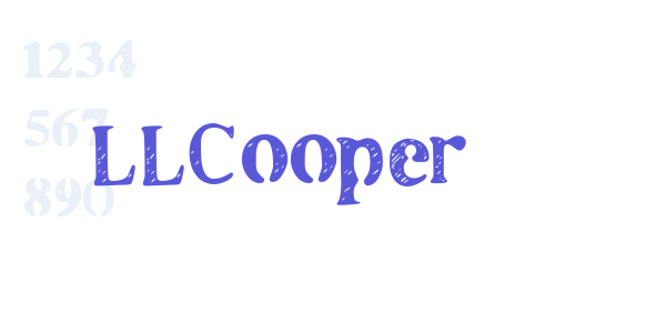 LLCooper font