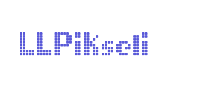 LLPikseli Font