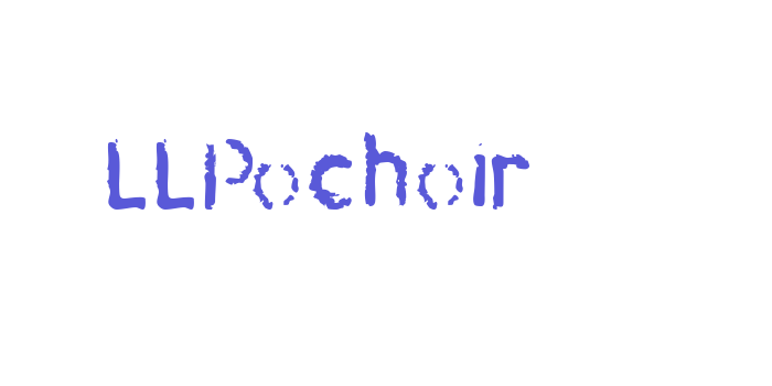 LLPochoir Font Download