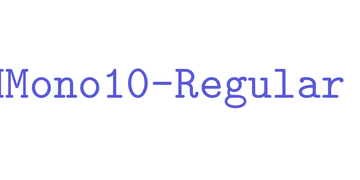 LMMono10-Regular Font Download