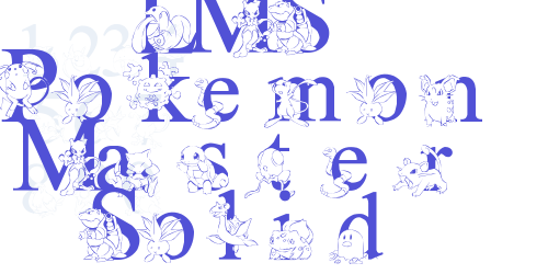 LMS Poke’mon Master Solid-font-download
