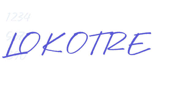 LOKOTRE font free