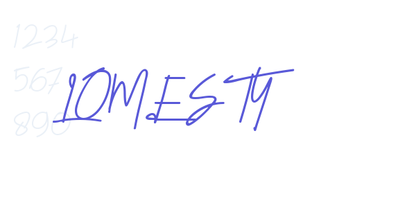 LOMESTY font free