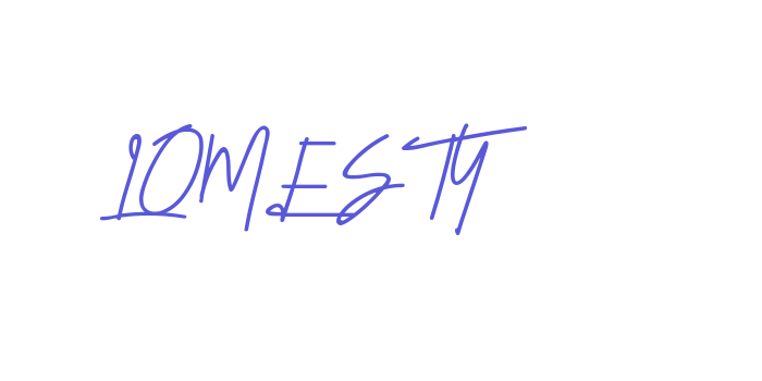 LOMESTY Font Download