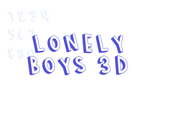 LONELY BOYS 3D