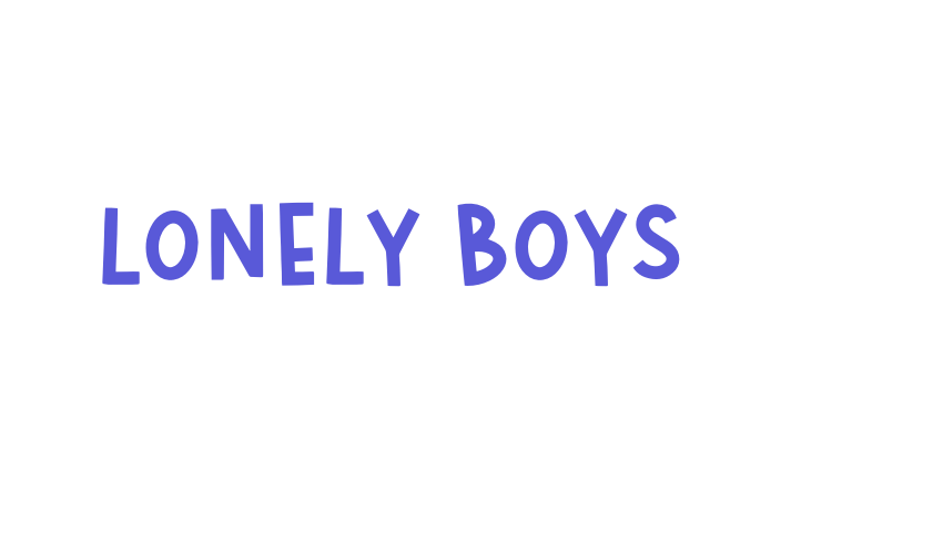 LONELY BOYS Font Download