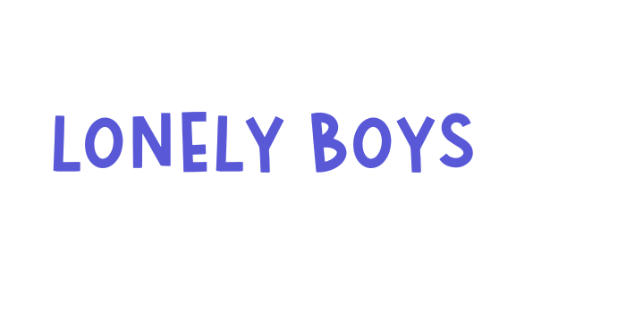 LONELY BOYS Font Download