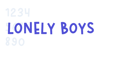 LONELY BOYS-font-download
