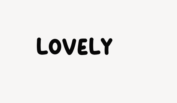 LOVELY Font