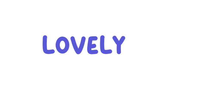 LOVELY Font Download