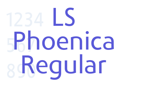 LS Phoenica Regular Font