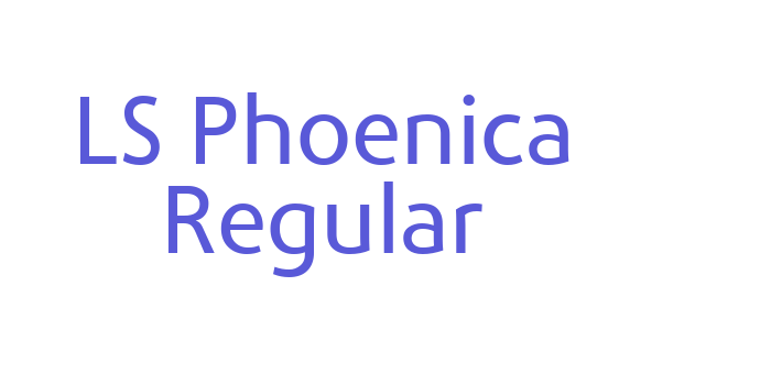 LS Phoenica Regular Font Download